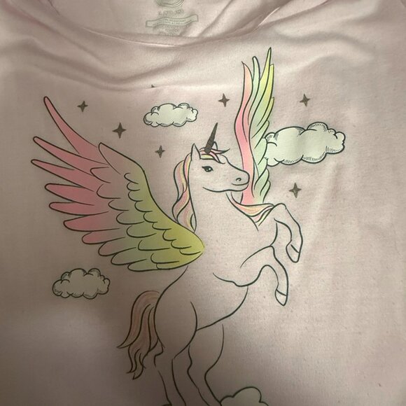 Big Girls Wonder Nation Short Sleeve Unicorn Nightgown (Large 10-12) - Pre-loved - Picture 7 of 7